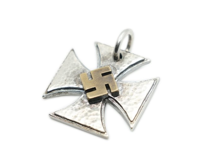 Iron deals cross pendant