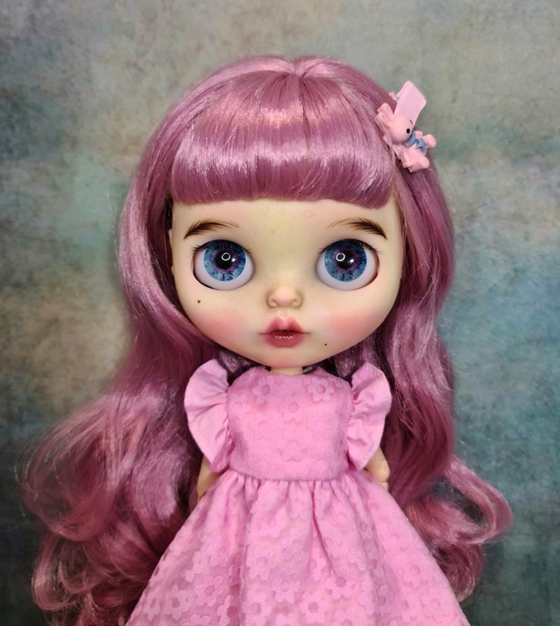Blythe doll custom ooak - 其他 - 塑膠 粉紅色