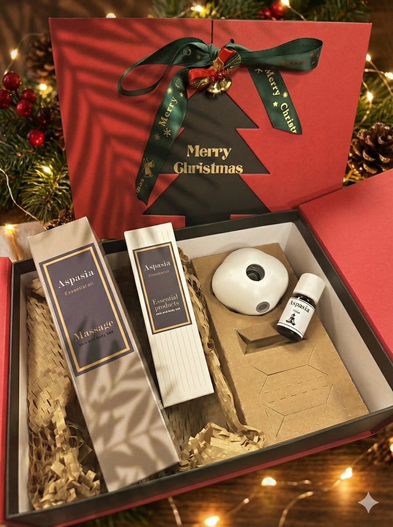 放鬆香草 - 經典芳香組 按摩精油+精油噴霧+薰香機組 四入組 - 潤膚露/按摩油 - 精油 
