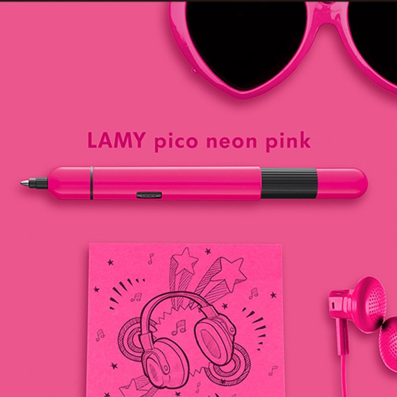 LAMY 原子筆 / pico 口袋系列 - 珊瑚光 - 原子筆/中性筆 - 其他金屬 粉紅色