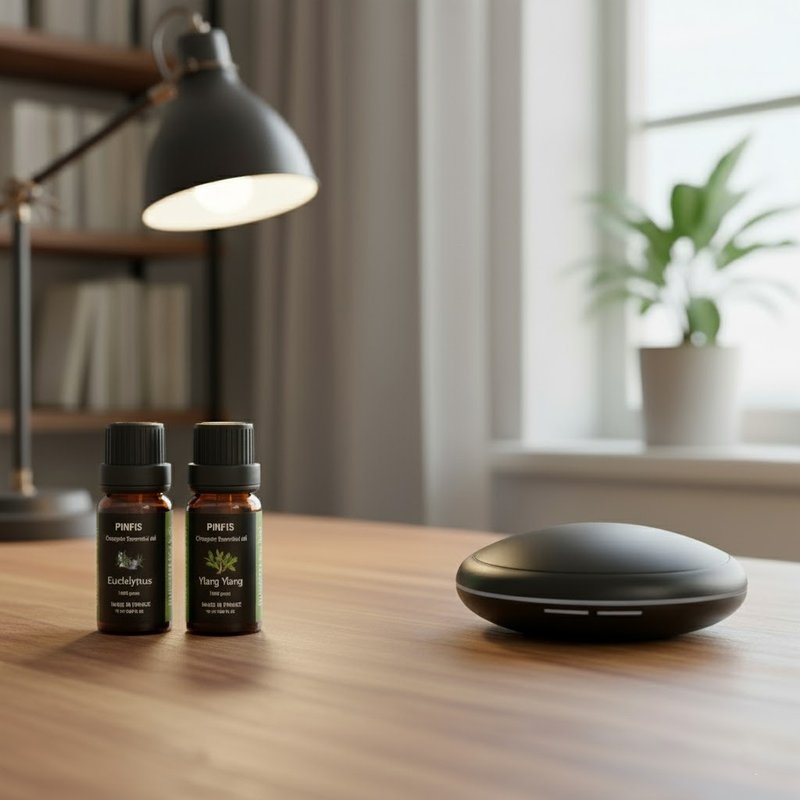 【PINFIS】EU認証プレミアムオーガニックエッセンシャルオイル2本セット(選べるミニディフューザーギフトボックス付き) - アロマ・線香 - エッセンシャルオイル 