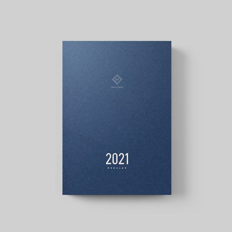 Take a Note 2021 REGULAR A5 - สมุดบันทึก/สมุดปฏิทิน - กระดาษ สีน้ำเงิน