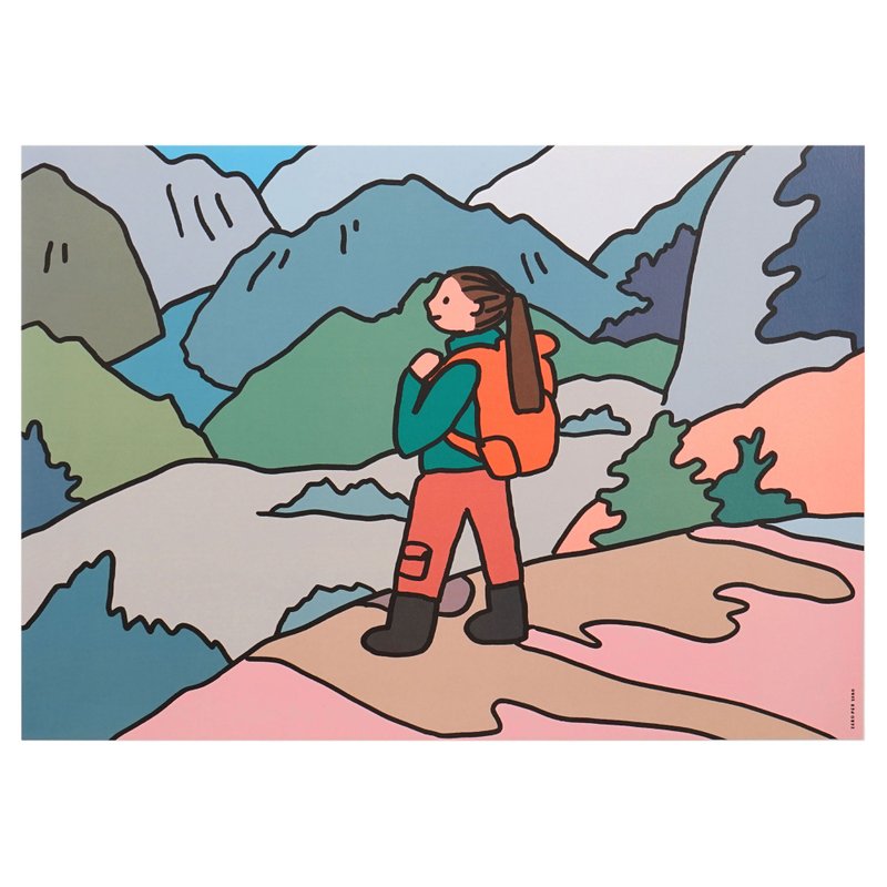 A3海報 登山 - 海報/掛畫/掛布 - 紙 
