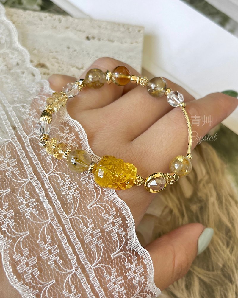 Golden Township Pixiu Version - Bracelets - Crystal 