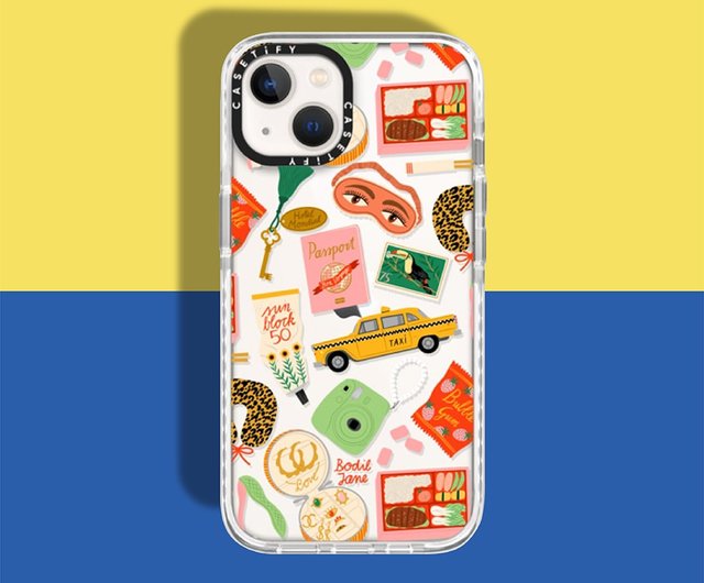 Casetify iPhone13シリーズ耐衝撃性保護ケース-ハッピーホリデー