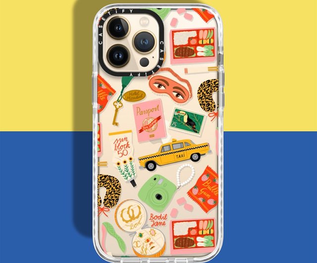 Casetify iPhone13シリーズ耐衝撃性保護ケース-ハッピーホリデー