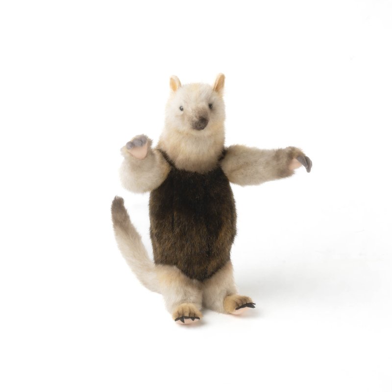 Hansa 8137-small anteater 32 cm long - Stuffed Dolls & Figurines - Eco-Friendly Materials Khaki