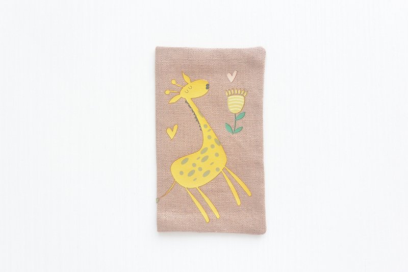 Pure feel giraffe bookmark - Bookmarks - Cotton & Hemp Brown