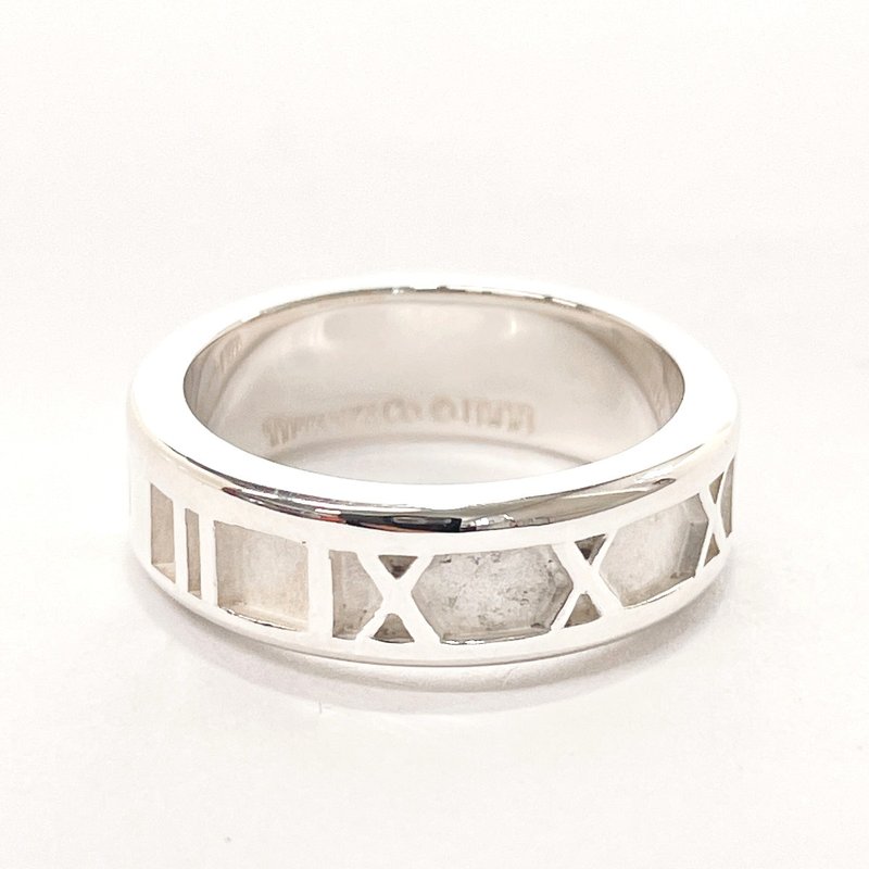 【日本直送 中古美品】12号 ティファニー TIFFANY&Co. リング・指輪 アトラス シルバー925 シルバー レディース - 戒指 - 純銀 銀色