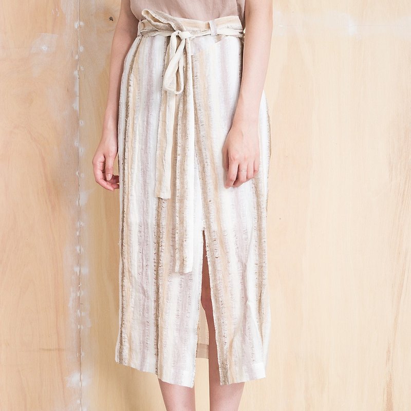 Striped dress - Skirts - Cotton & Hemp 