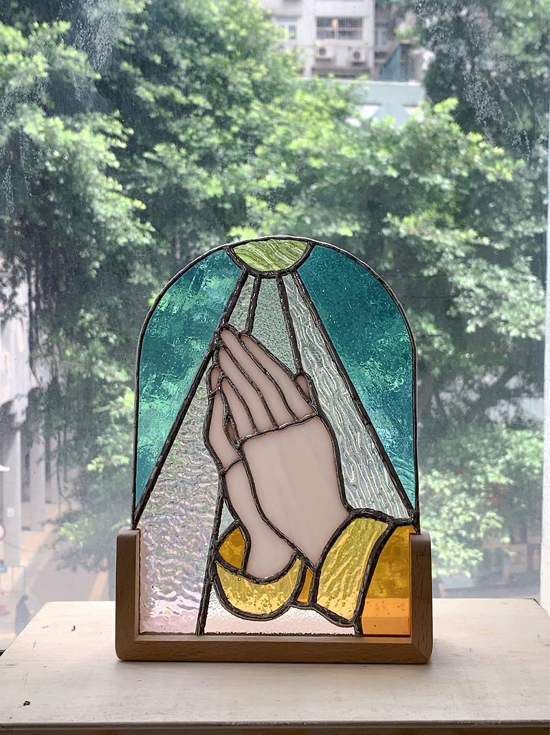 祈禱之手 - 裝飾/擺設  - 玻璃 
