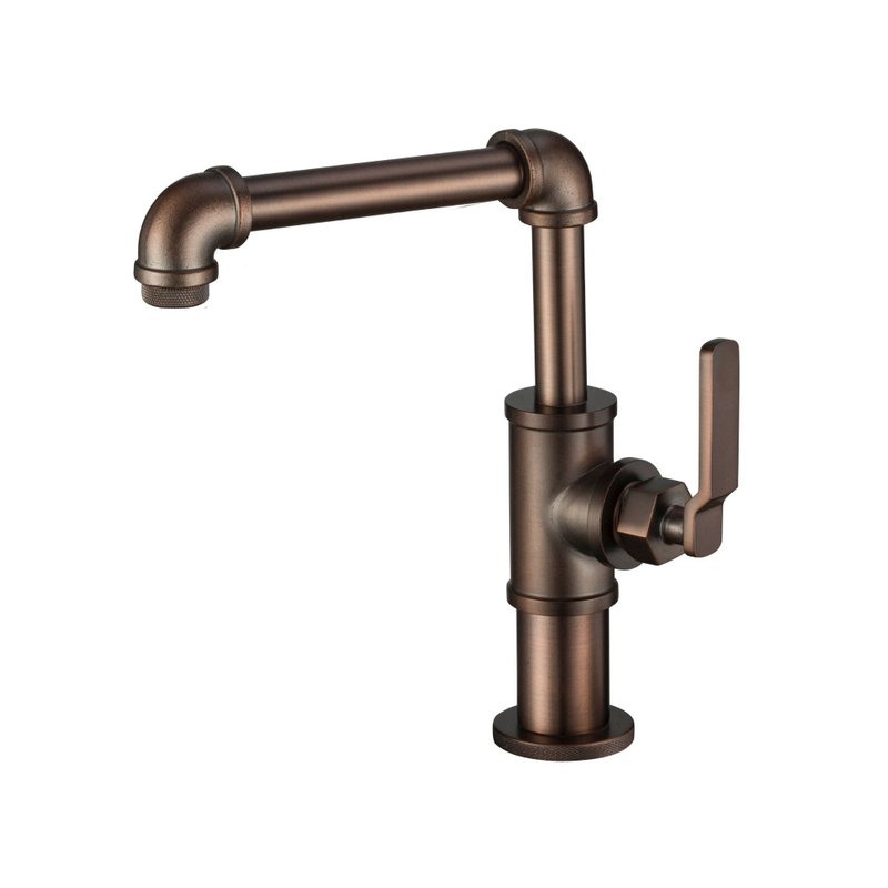 [MULTI Baigong Room] MTB18ORB industrial style oil brown basin faucet made by MIT - Bathroom Supplies - Copper & Brass 