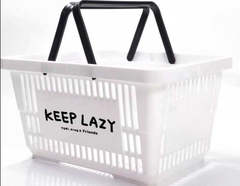 Extremely simple style-changchang shopping basket - กล่องเก็บของ - พลาสติก ขาว