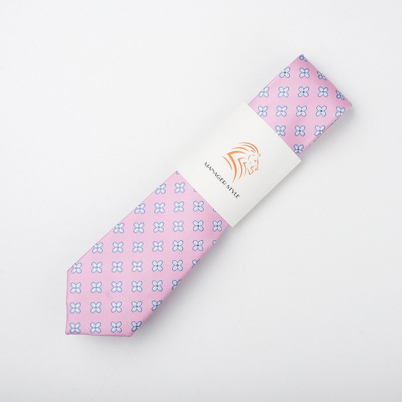 Reward for shirts, polyester series tie, blooming like a brocade-pink - Ties & Tie Clips - Polyester Pink