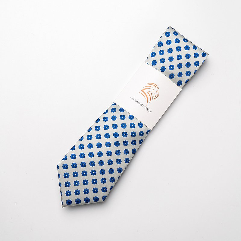 P0917-73 - Ties & Tie Clips - Polyester Blue
