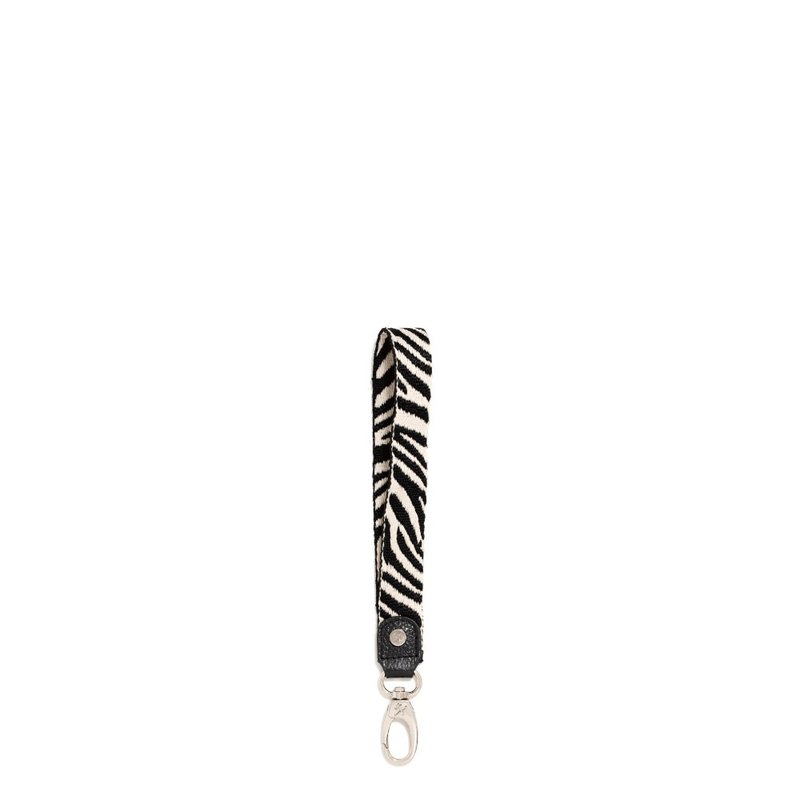 CUBE zebra-print woven wrist charm - light linen - อื่นๆ - วัสดุอื่นๆ หลากหลายสี