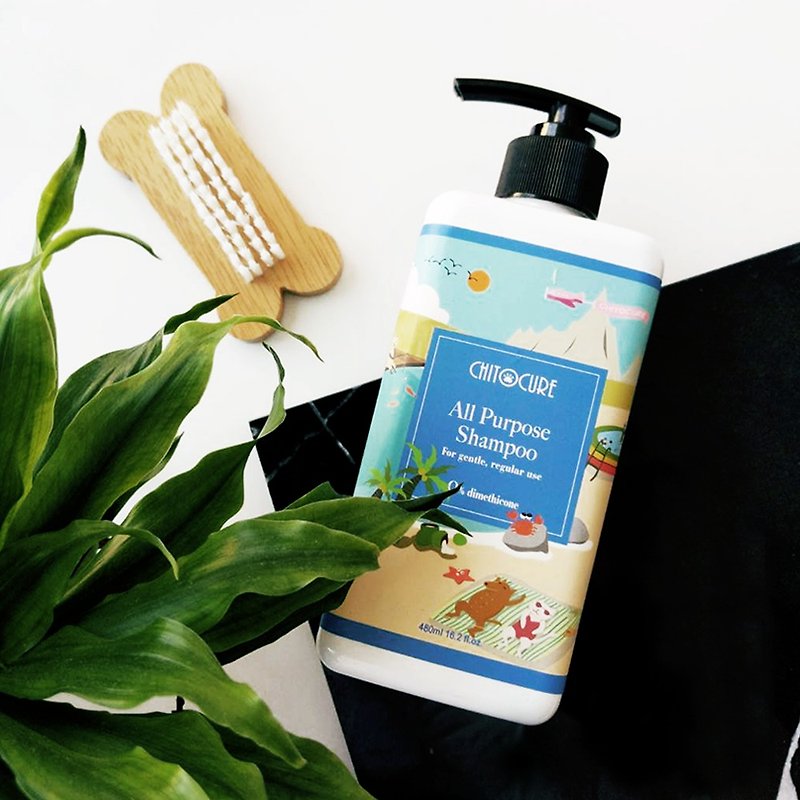 CHITOCURE All Purpose Shampoo - ทำความสะอาด - สารสกัดไม้ก๊อก สีน้ำเงิน