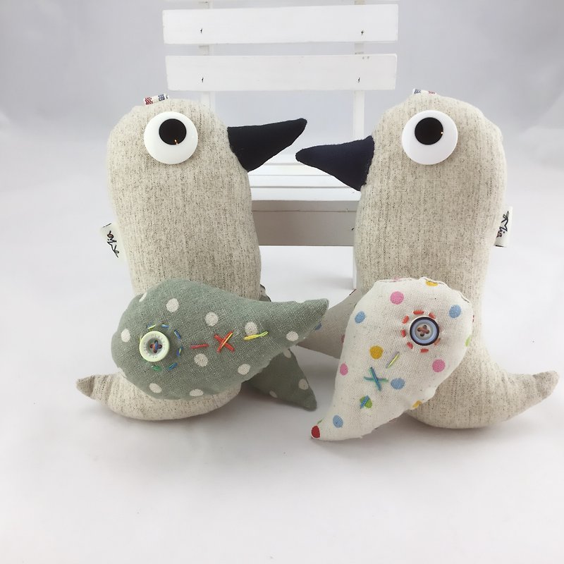 Together with the Valentine's Day bird ornaments (one) - Charms - Cotton & Hemp 