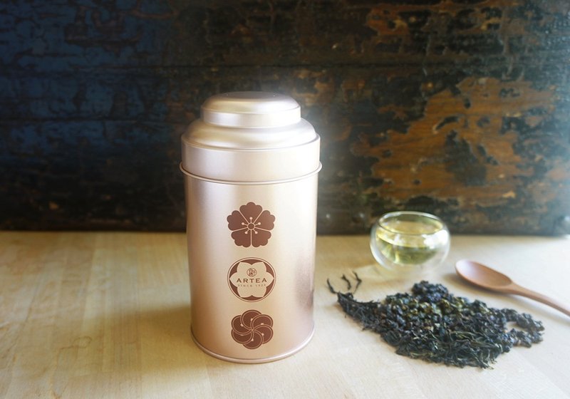 ARTEA【杉林溪金萱烏龍】淡雅牛奶香與桂花氣韻(手採手製茶75g) - 茶葉/茶包/水果茶 - 其他金屬 金色
