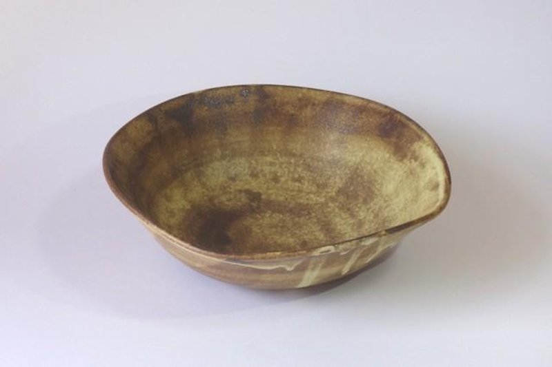 Moegi glaze square bowl - Bowls - Pottery 