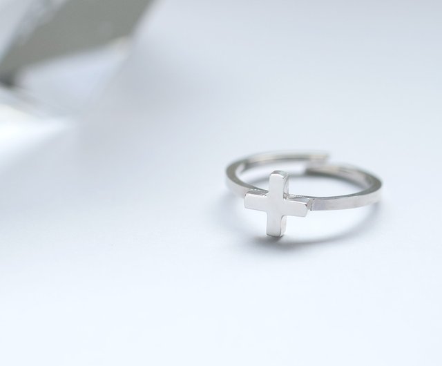 ミニ 十字架 リング シルバー925 - ショップ cloud-jewelry