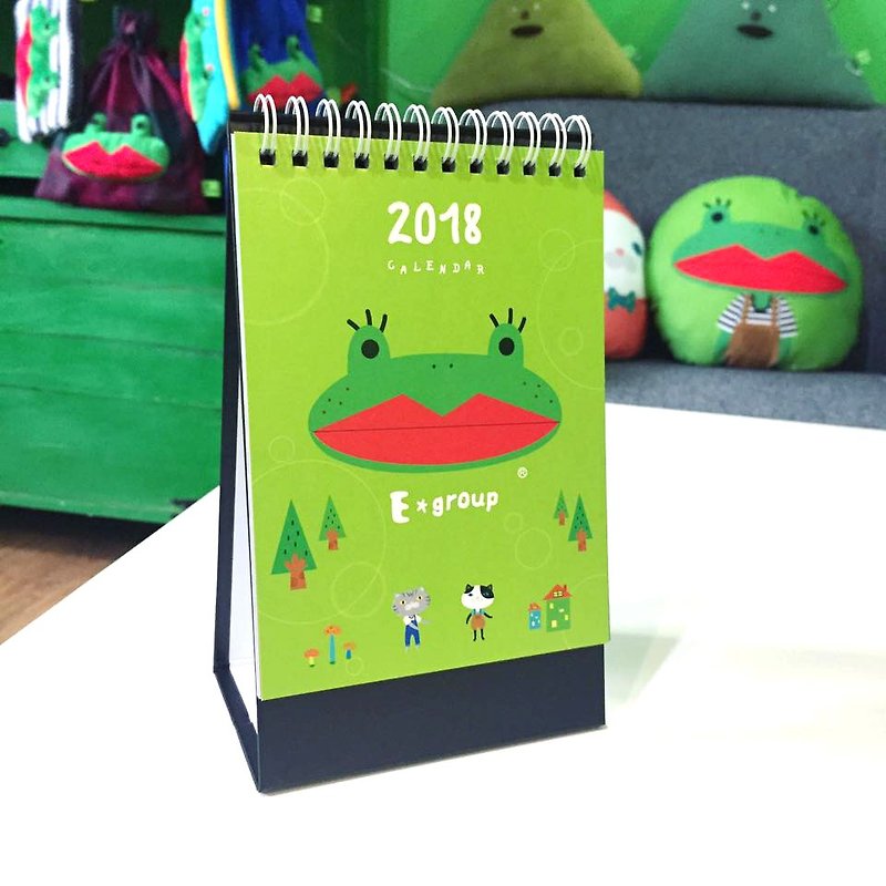 E*group 2018 桌曆 行事曆  耶誕節 交換禮物 - 年曆/桌曆 - 紙 多色