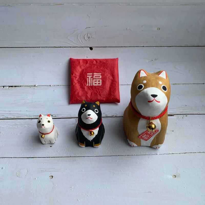 Japanese mascot - Shiba Inu - Made of Japanese paper - Zodiac mascot dog pie dog pie - Stuffed Dolls & Figurines - Paper 