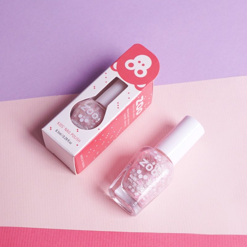 52ボールボールドレスパールシルバーパウダーピーチハートホワイトダイヤモンドスパンコールZOO子供用ネイルポリッシュ子供の日 - マニキュア・ネイル - 塗料 ピンク