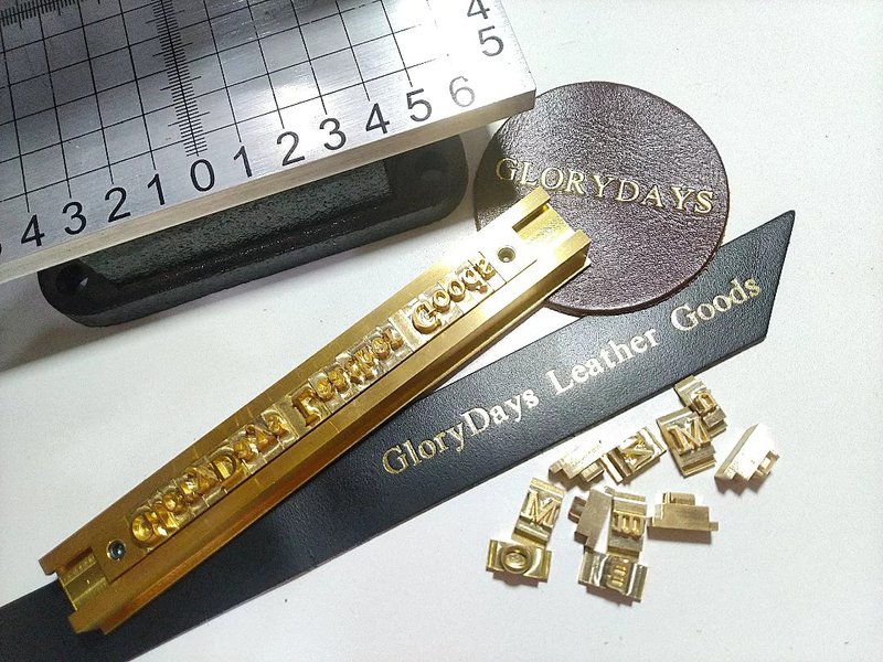 GLORYDAYS 皮革製品 - 壓字燙金加購賣場 - 皮件/皮革 - 真皮 金色