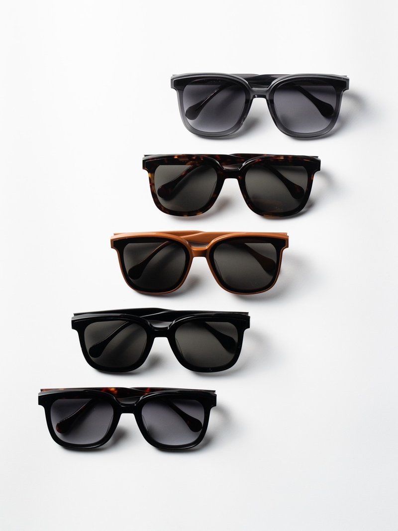 Passion square frame classic fashion versatile sunglasses - แว่นกันแดด - วัสดุอื่นๆ 