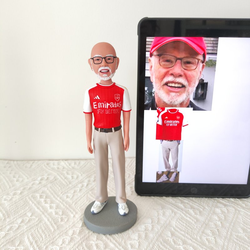 客制化人物公仔 人偶 3D人像畫 似顏繪 肖像 定制 生日 紀念 禮物 - 公仔/玩偶 - 黏土 多色