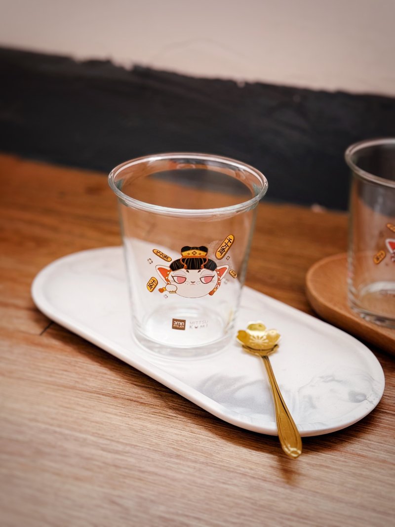 招財貓玻璃杯 - 玻璃杯 - 玻璃 透明