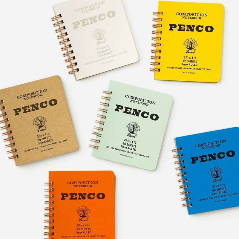 Hightide_Penco_coil notebook S - สมุดบันทึก/สมุดปฏิทิน - กระดาษ หลากหลายสี