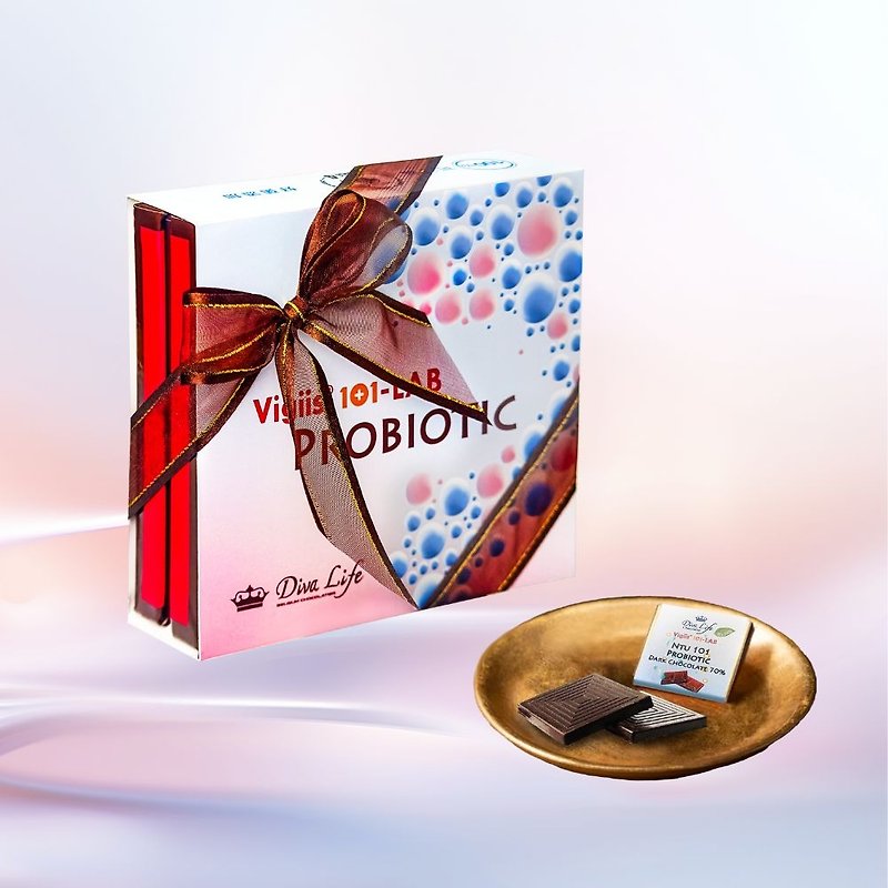 【Diva Life】Mother's Day Year of the Dragon Good Bacteria Patented Chocolate Chips 36-piece Gift Box - Chocolate - Other Materials 