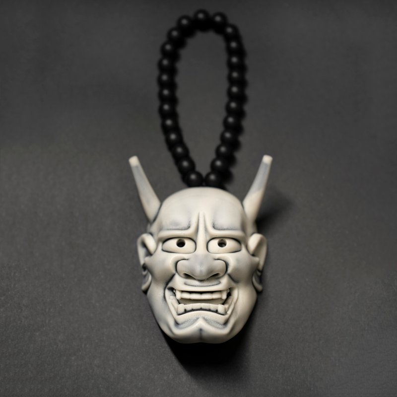 Hannya Japanese Traditional plastic Noh mini mask handmade theater Kabuki - 其他 - 塑膠 