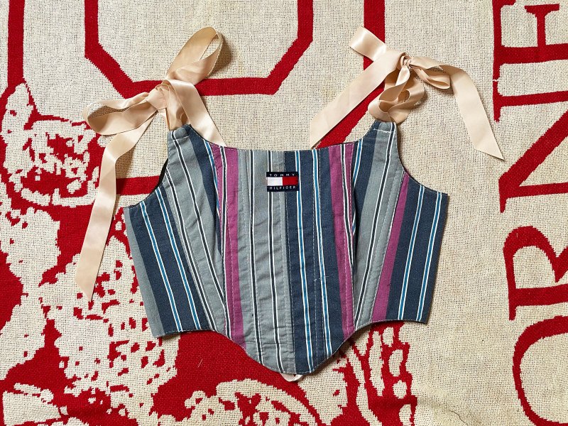 REGETHER 古著改製馬甲 Tommy Hilfiger -14 - 背心/無袖上衣 - 棉．麻 多色