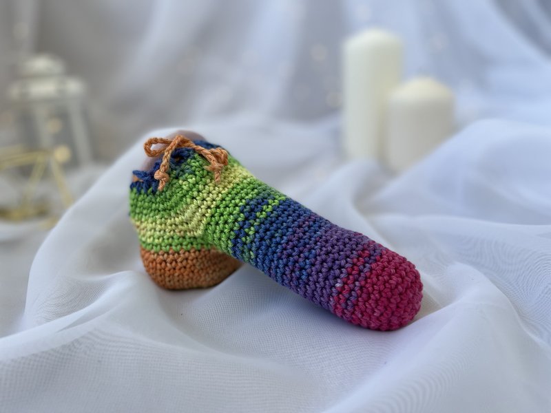 Rainbow Willy warmer. LGBT pride. Peter heater. Boyfriends gifts. - ชุดชั้นในผู้ชาย - ผ้าฝ้าย/ผ้าลินิน หลากหลายสี