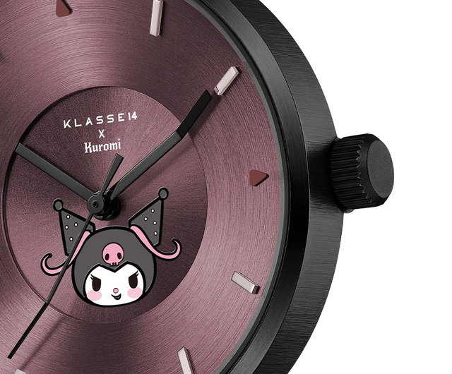 Transfer] KLASSE14 x SANRIO KUROMI VOLARE black steel belt 36MM