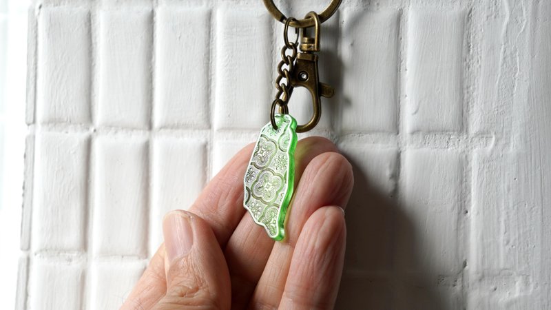 海棠花的台灣-鑰匙圈 | 窗花的美好MIT - 鑰匙圈/鑰匙包 - 其他材質 