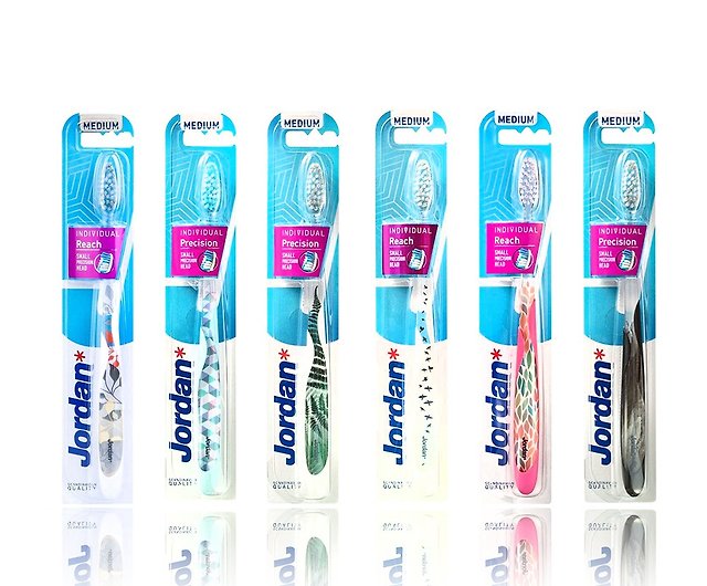 Jordan】Individual Ultra Soft Toothbrush Soft) - Shop jordan-tw Bathroom Supplies Pinkoi