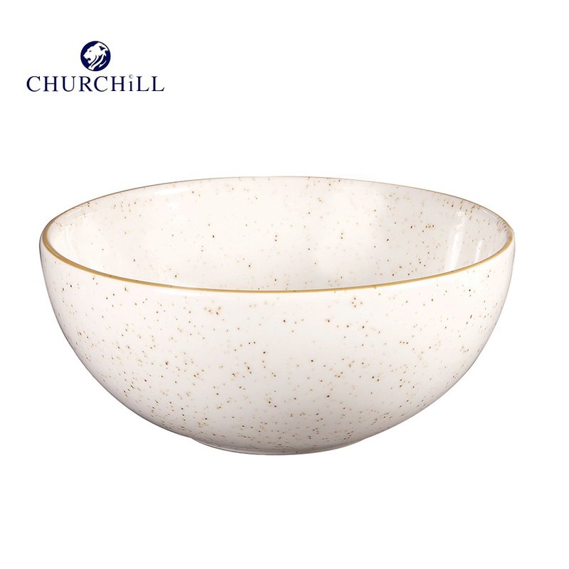 英國Churchill STONECAST點藏系列 米白色13cm湯碗/圓碗(5吋) - 碗 - 陶 藍色