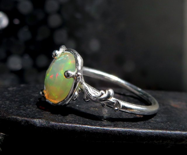 エチオピア オパール リング / Ethiopian Opal Ring 5d - ショップ