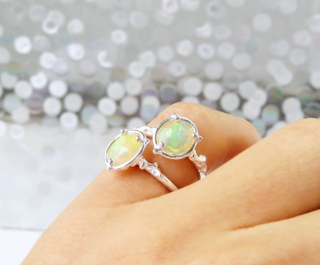 エチオピア オパール リング / Ethiopian Opal Ring 5d - ショップ