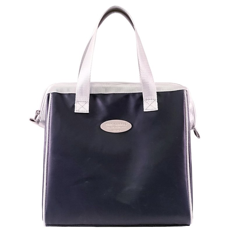 The carros Thermal and Cold Insulated Lunch Bag (L)-Navy Blue Lunch Bag - Lunch Boxes - Other Materials Blue