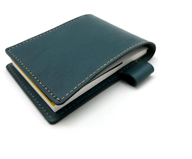 Leather Notebook (13 colors / engraving service) - Shop Wen Yin Leather Craft Atelier - Notebooks Journals - Pinkoi