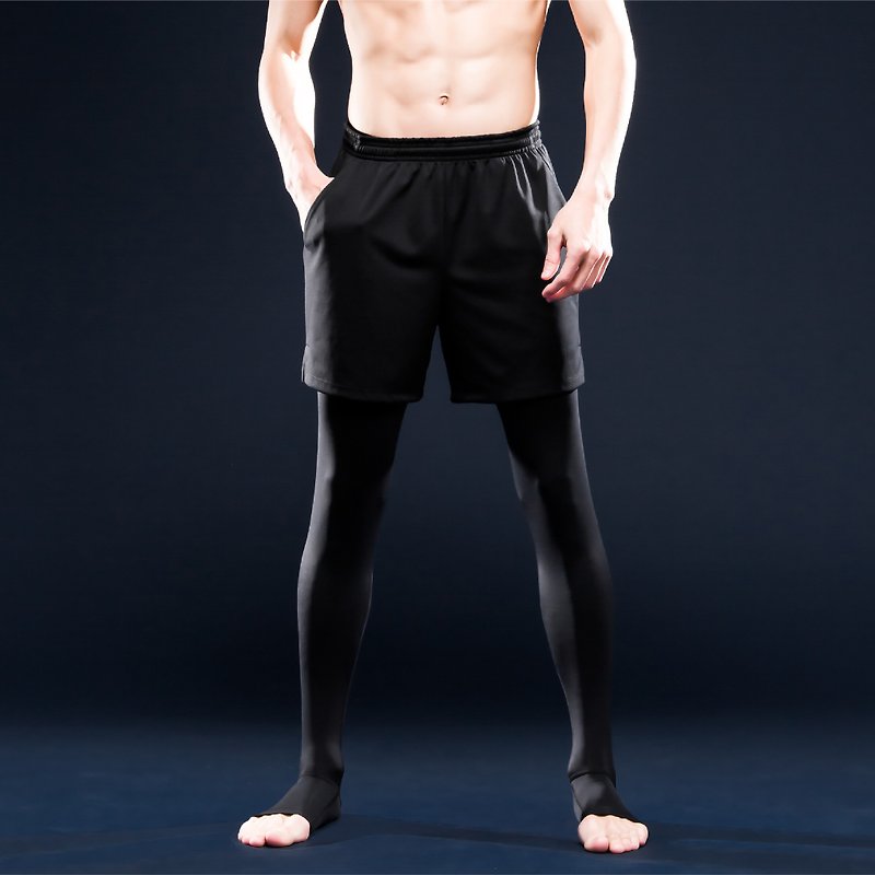 Flash Airness InstaDRY Hollow Instant Men's Slim Fit Runner Shorts - Black - กางเกงวอร์มผู้ชาย - เส้นใยสังเคราะห์ 