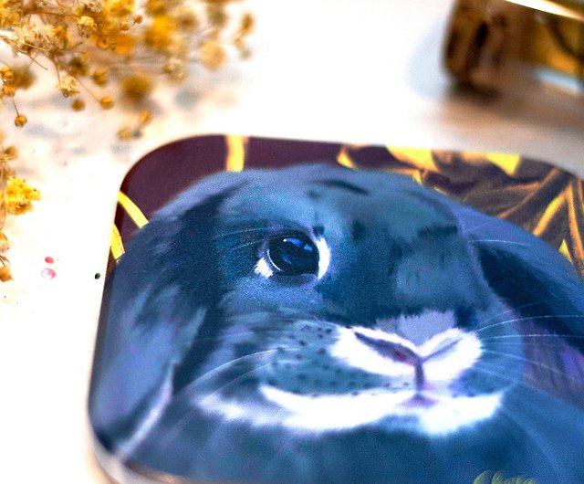 動物シリーズ 大きなかわいいウサギ Mitスペシャル 鶯歌セラミックコースター アートデコレーション ショップ Choyaartlab コースター Pinkoi