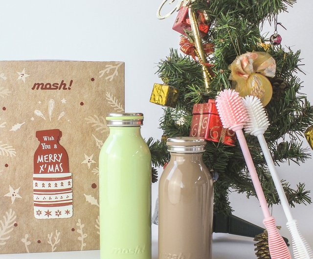 mosh! milk thermos Christmas hardcover gift box (random color mix) - Shop  doshishataiwan Vacuum Flasks - Pinkoi