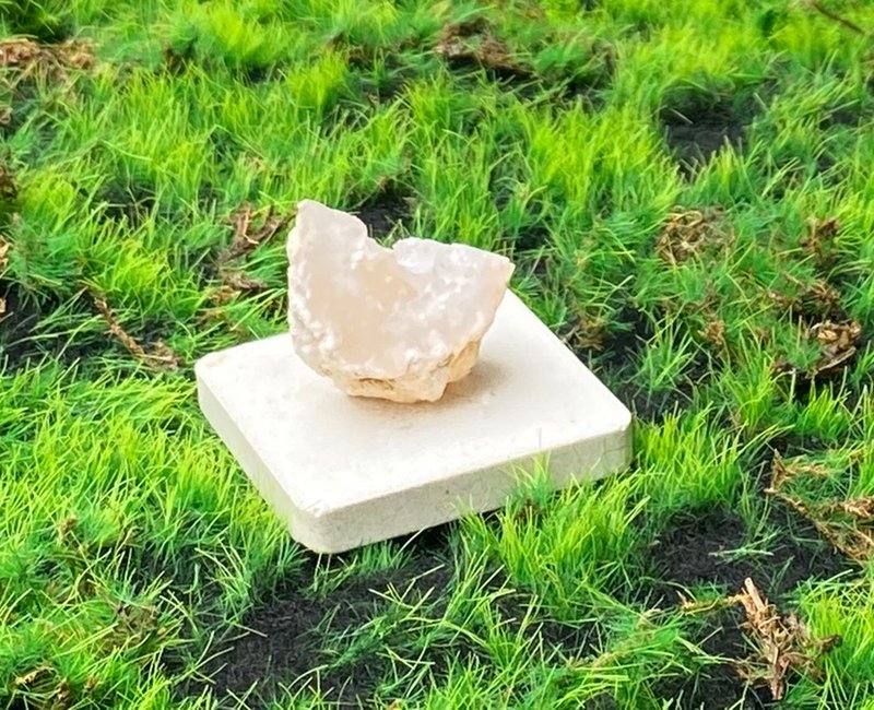 招財開運擺件-天然瑪瑙白水晶原礦元寶 錢母 財運水晶  快速出貨 - 擺飾/家飾品 - 水晶 多色