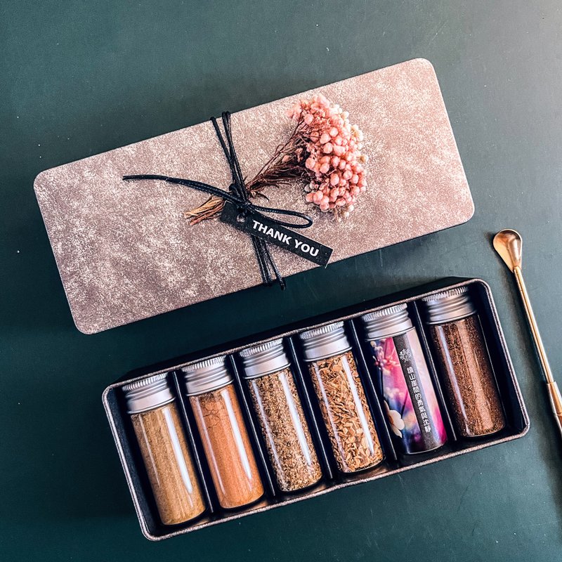 Shanya-Private fragrance tray (5 types of incense/incense spoon/incense tray/flavor bottle) DIY self-adjusted incense - เทียนหอม/น้ำหอม/สบู่แฮนด์เมด - พืช/ดอกไม้ สีดำ